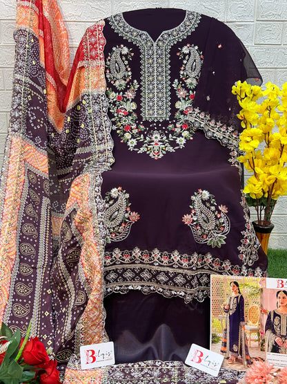 Heavy Pakistani Designer Embroider Suit