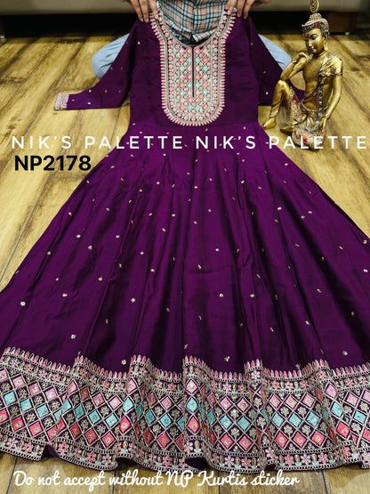 Designer Party Wear Heavy Anarkali Dress