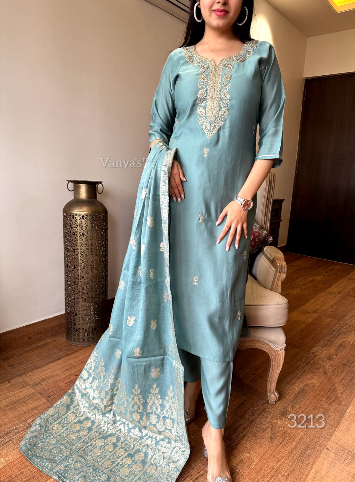 Heavy Designer Silk Suit