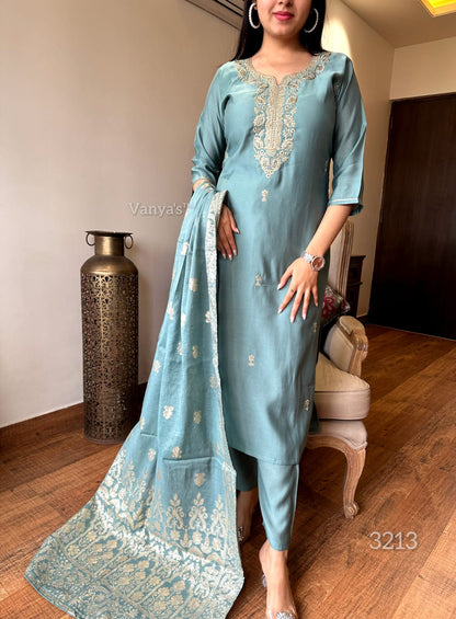 Heavy Designer Silk Suit