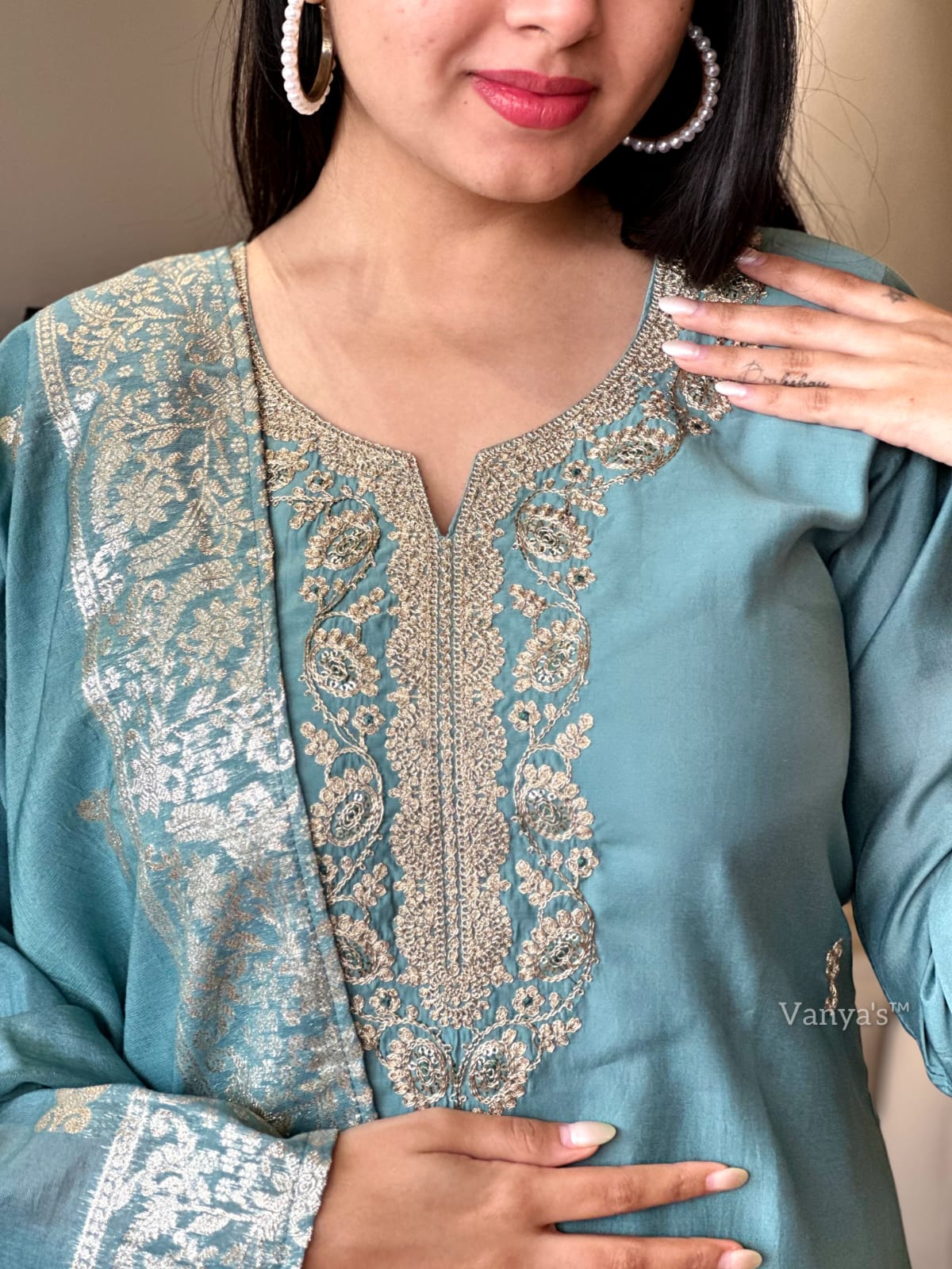 Heavy Designer Silk Suit