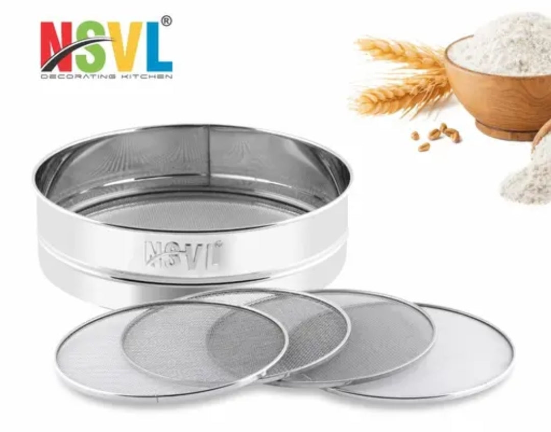 STAINLESS STEEL AATA STANIER CHANNI FOR KITCHEN ITEMS