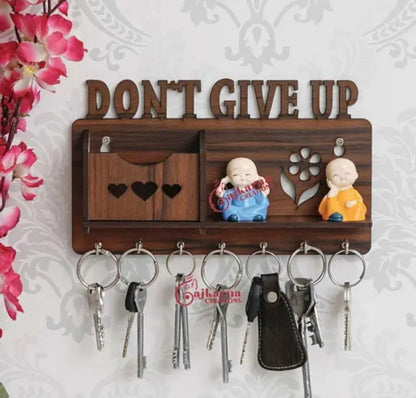BEAUTIFUL KEY HOLDER FOR WALL DON'T GIVE UP