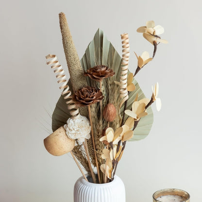 HOME DECORATIVE ARTIFICIAL FLOWERS DRY BRUNCH