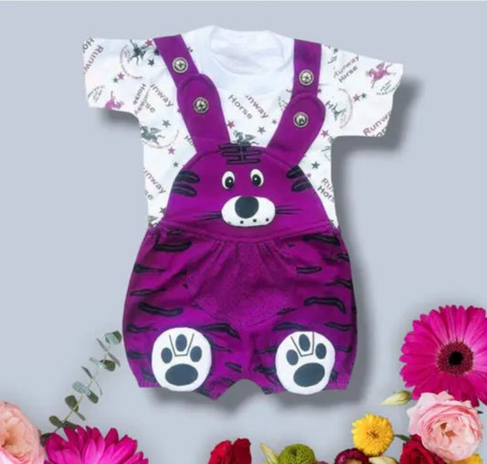 KIDS SUITS DRESS PRINTED KIDS UNISEX BABY COTTON DRESS