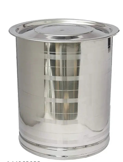 STEEL BIG SIZE CONTAINER KITCHEN USED ITEMS CONTAINER