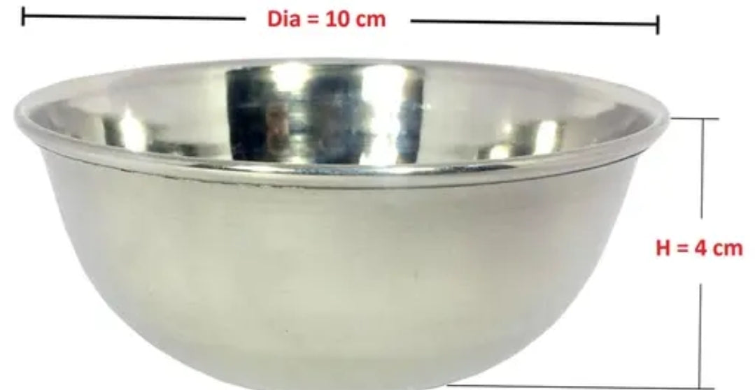 BIG SIZE LAZER PRINTED STEEL BOWL DAILY WEAR USED( 1 PICS)