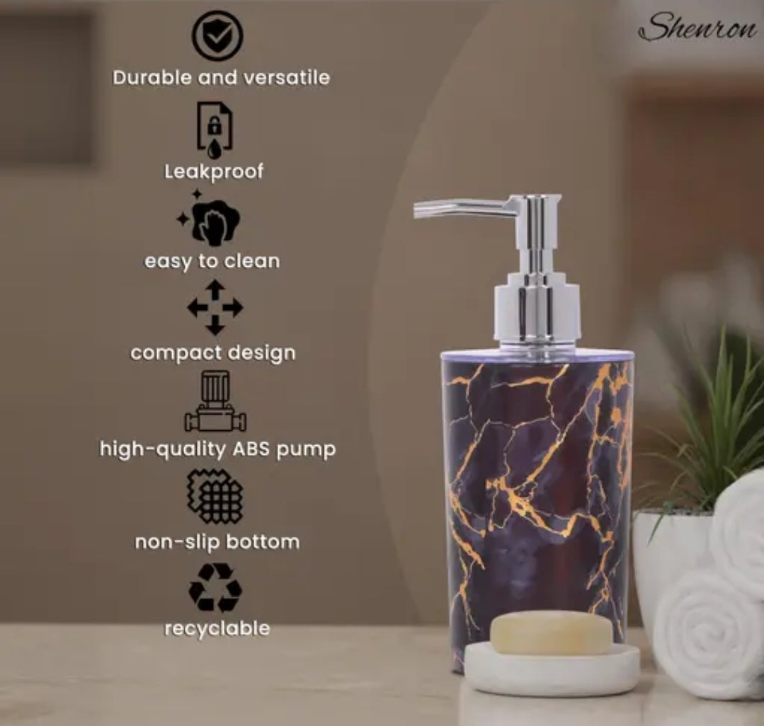 REFILLABLE LIQUID SOAP DISPENSER: UNBREAKABLE PLASTIC DISPENSER