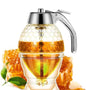 HONEY DISPENSER 250ML - ACRYLIC HONEY CONTAINER WITH CUP