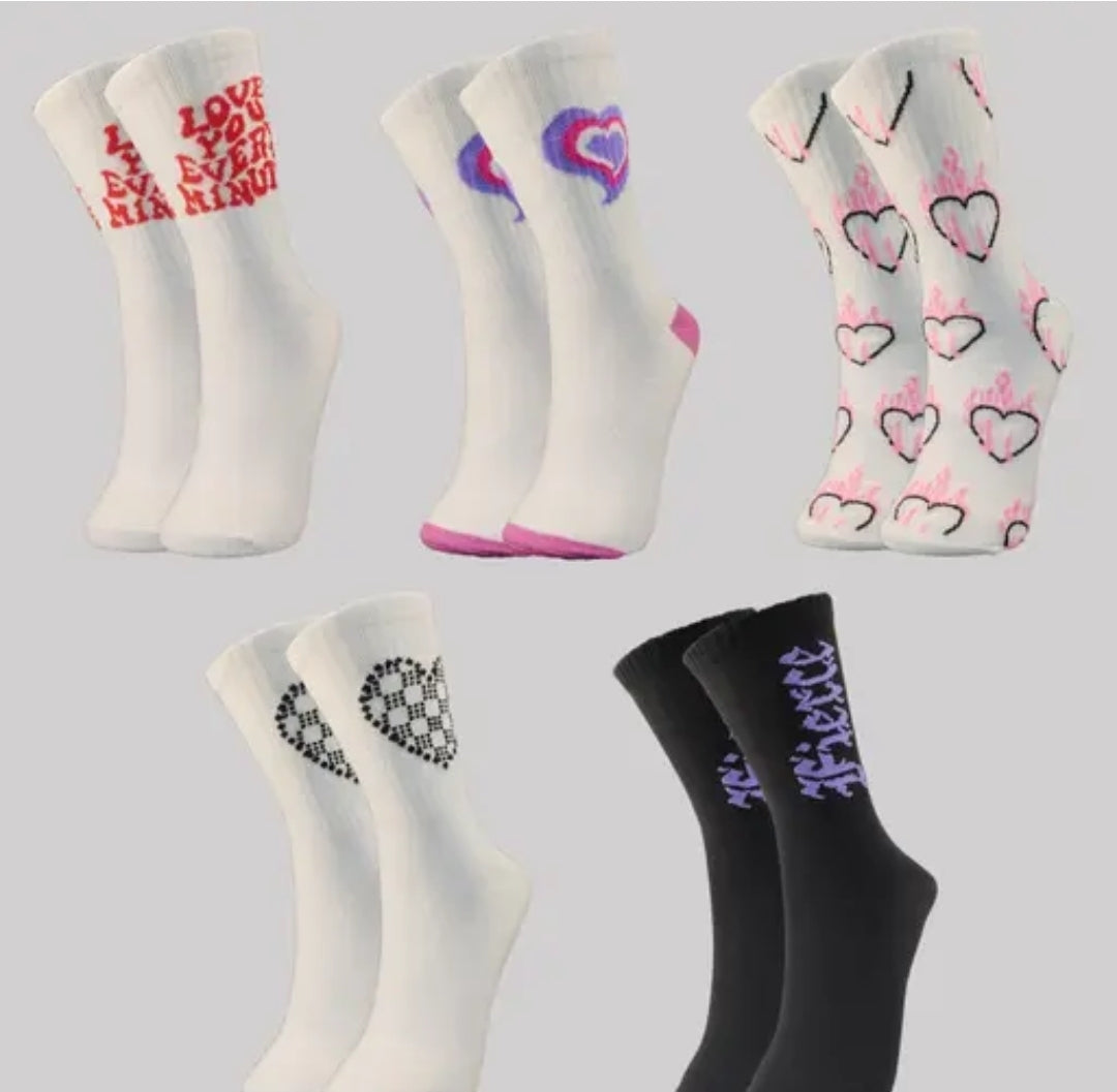Women Printed AND STYLISH HALF LENGTH WOMEN SOCKS