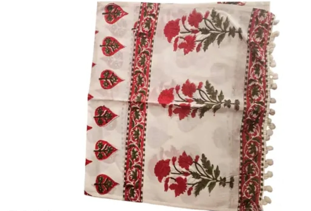 WOMEN/ GIRLS PRINTED PURE COTTON STOLES