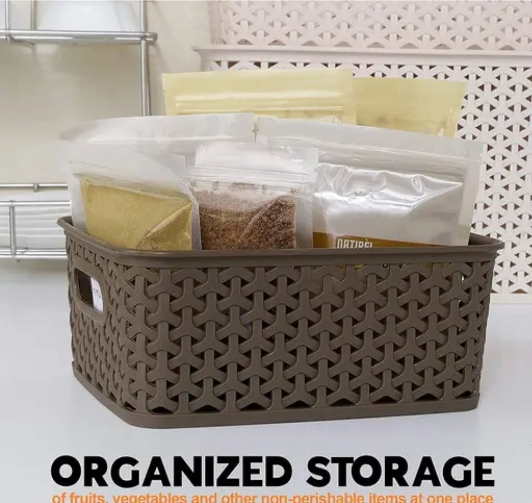 EAMTY BOX PLASTIC STORAGE ORGANIZER PACK OF 1