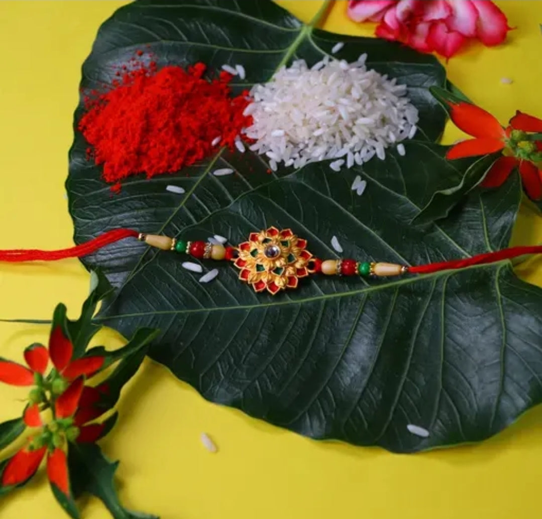 TRENDY RAKHI  FOR FESTIVAL BEAUTIFUL HAND RAKHI BAND