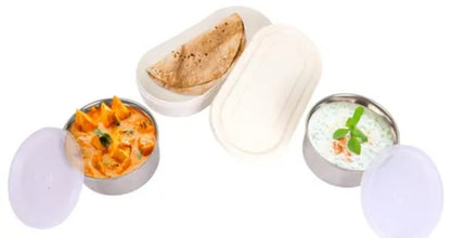 THE MARKS DOUBLE DECKER LUNCH BOX WITH COVER