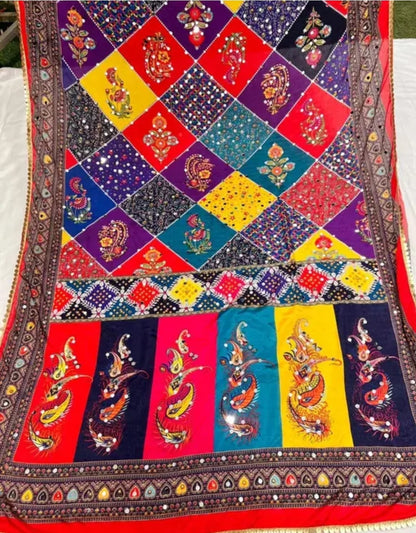 WOMEN HEAVY MIRROR WORK PAKISTANI DUPATTA