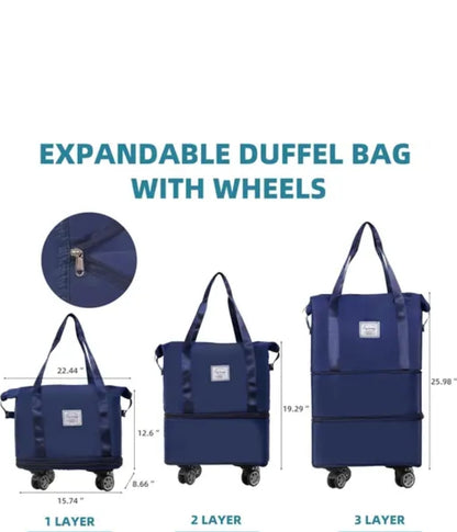 HEAVY CARRY BAG FOR TARAVLING BEAUTIFUL BLUE COLORS