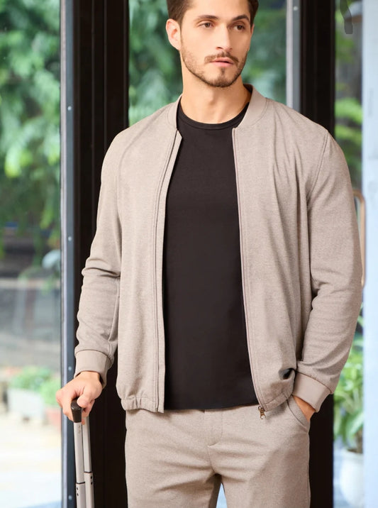 MEN'S COTTON JACKET FULL SLEEVE PURE COTTON PLAIN DESIGN JACKET