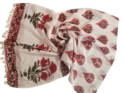 WOMEN/ GIRLS PRINTED PURE COTTON STOLES