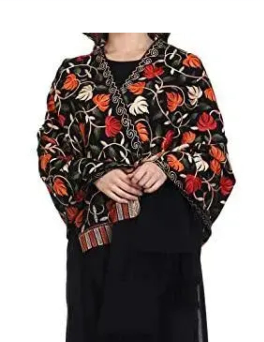 WOMEN KASHMIRI PRINTED HEAVY EMBROIDERY SHAWLS