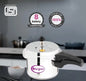 ALUMINIUM 2 LITER PRESSURE COOKER WITH OUTER LID