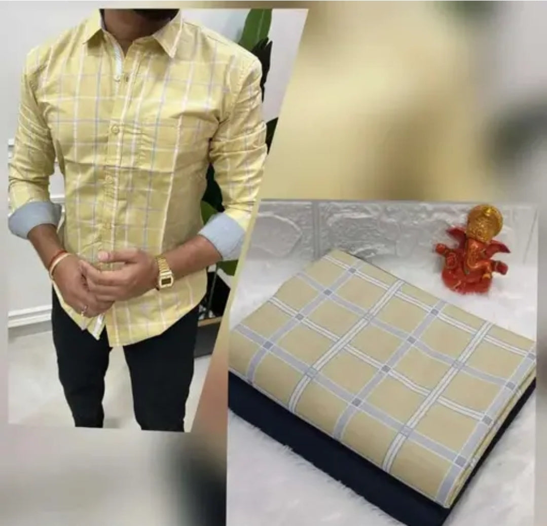 MODER MEN SHIRTS AND PANT CHEAK PRINTED REGULAR WEAR