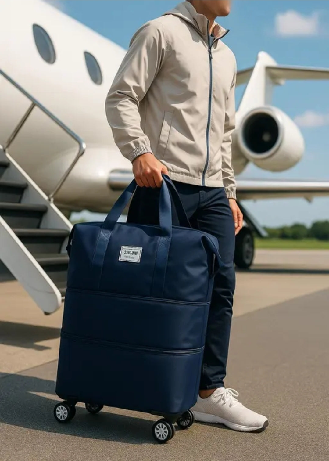 HEAVY CARRY BAG FOR TARAVLING BEAUTIFUL BLUE COLORS