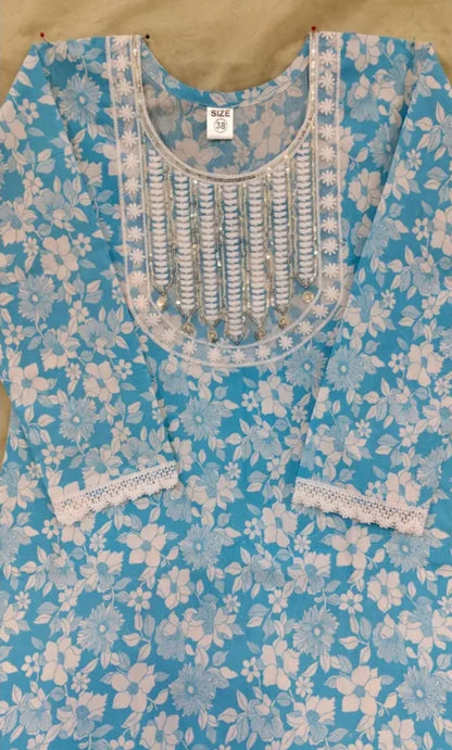 COTTON PRINTED 3 PICS WITH DUPATTA PRINTED WOMEN SUITS