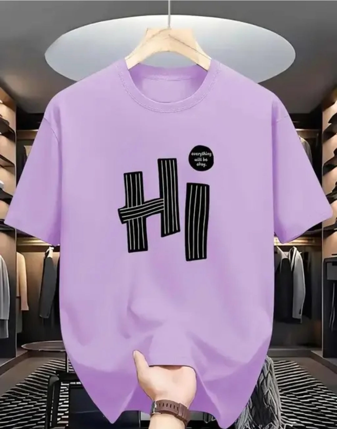 MENS T- SHIRT PRINTED DESGINE ROUND NECK T- SHIRT