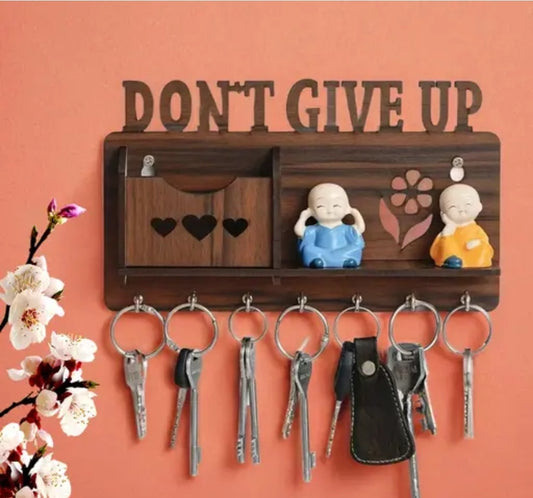 BEAUTIFUL KEY HOLDER FOR WALL DON'T GIVE UP
