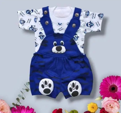 KIDS SUITS DRESS PRINTED KIDS UNISEX BABY COTTON DRESS