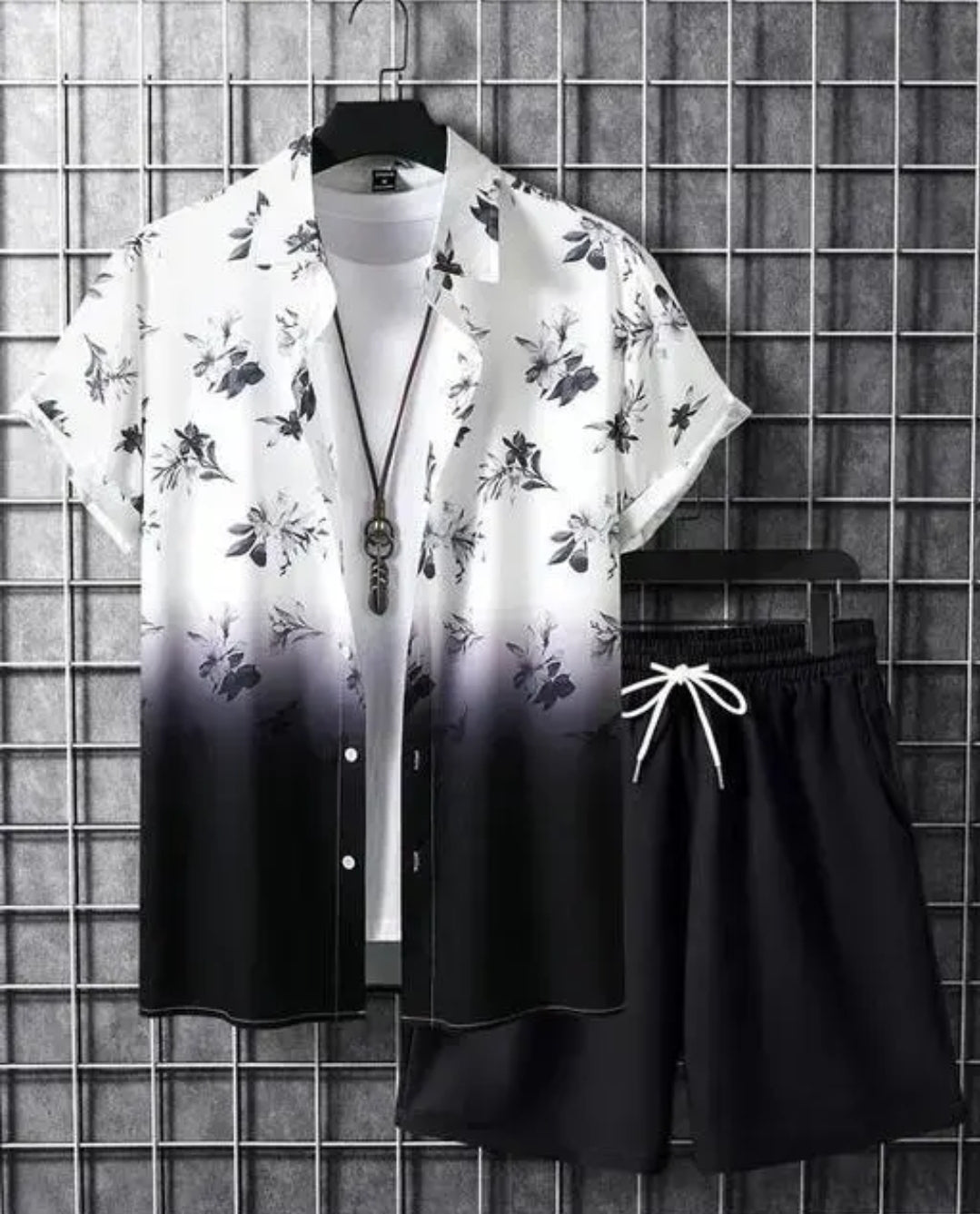 MENS PERIMUM COAT SET AND PRINTED FANCY SHIRTS WITH SHORTS