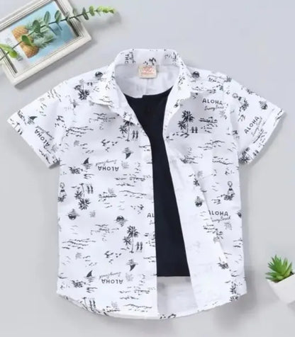 KIDS BEAUTIFUL PRINTED SHIRT DAILY WEAR