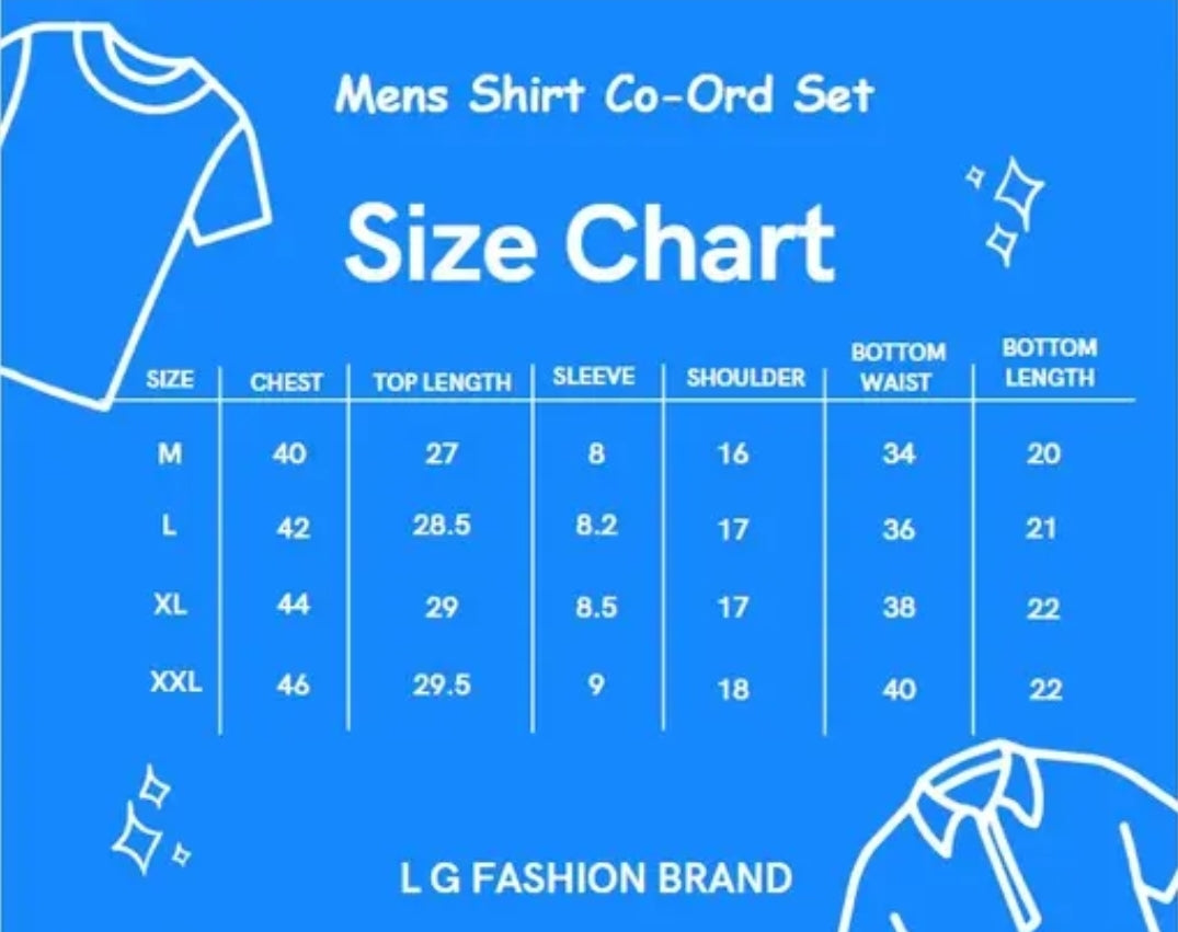 MENS PERIMUM COAT SET AND PRINTED FANCY SHIRTS WITH SHORTS