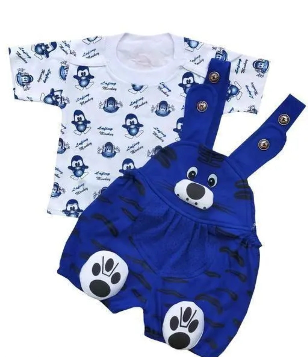 KIDS SUITS DRESS PRINTED KIDS UNISEX BABY COTTON DRESS