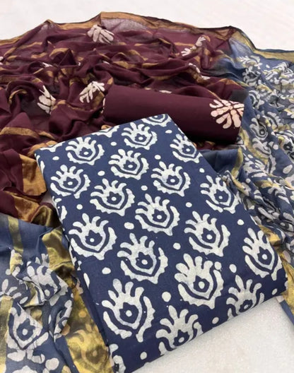 WOMEN PURE COTTON BATIK PRINTED SUITS