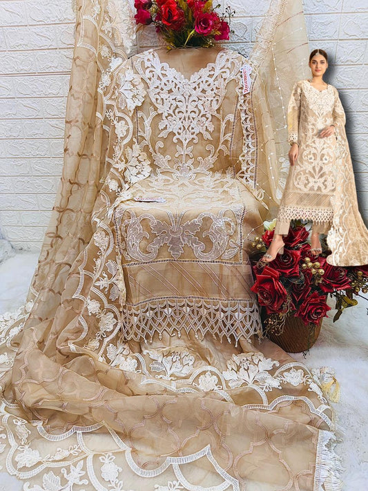 DESIGNER ORGANZA PAKISTANI SUITE