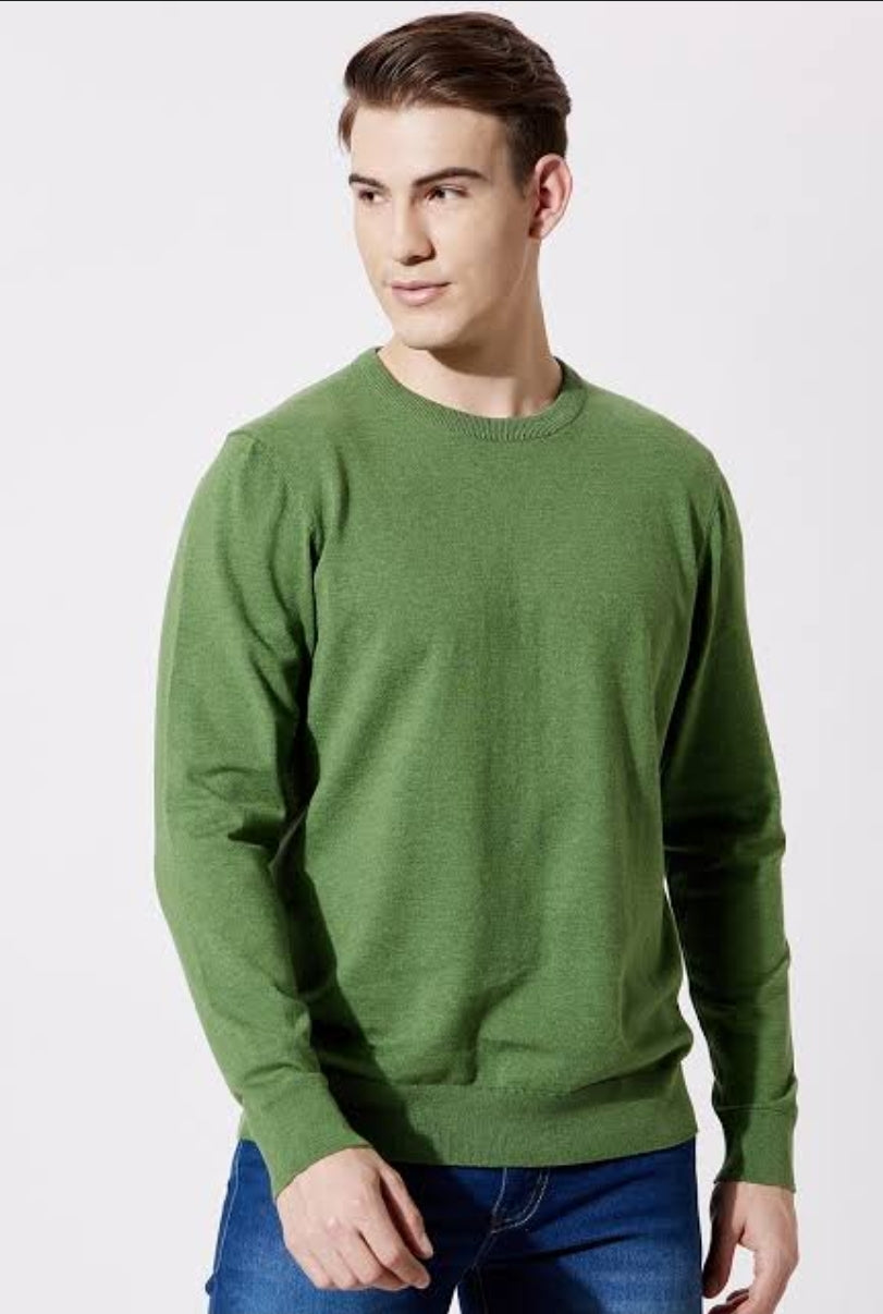 MEN'S COTTON SWEATER LATEST DESGINE ROUND NECK SWEATER