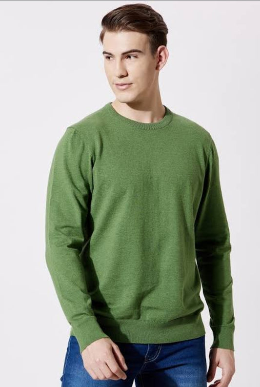 MEN'S COTTON SWEATER LATEST DESGINE ROUND NECK SWEATER