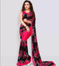 WOMEN BEAUTIFUL FLOWER PRINTED SAREE