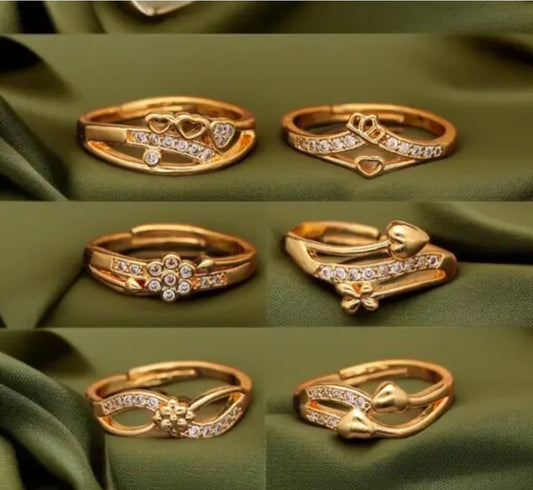 WOMEN/ GIRLS RING BEAUTIFUL GOLDEN STONE RING