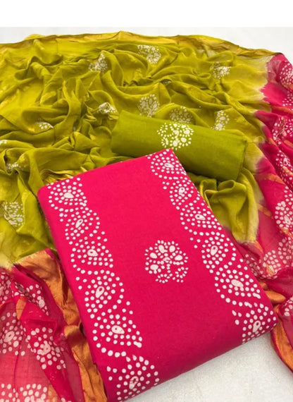 WOMEN PURE COTTON BATIK PRINTED SUITS