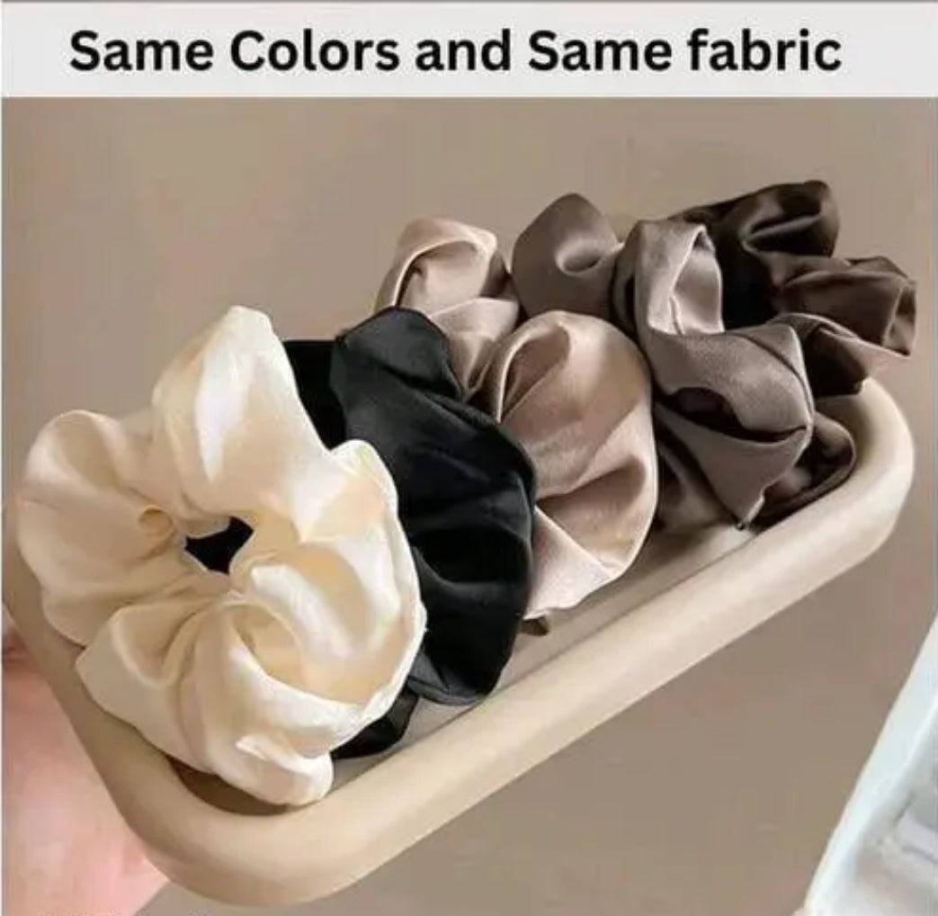 WOMEN AND GIRLS RUBBER BAND HAIR ASSECCERY PACK OF 4