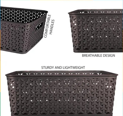 EAMTY BOX PLASTIC STORAGE ORGANIZER PACK OF 1