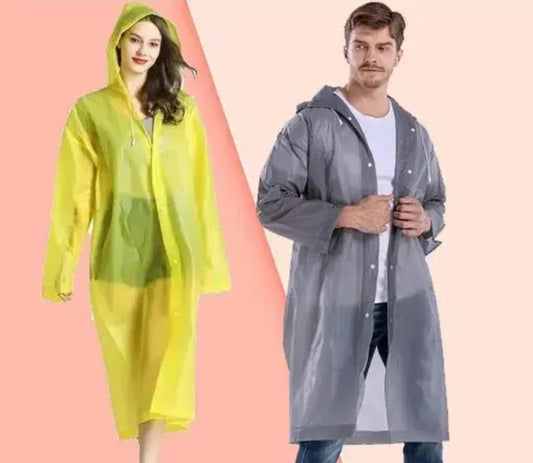 UNISEX RAIN COAT AND SOLID WATERPROOF RAIN COAT