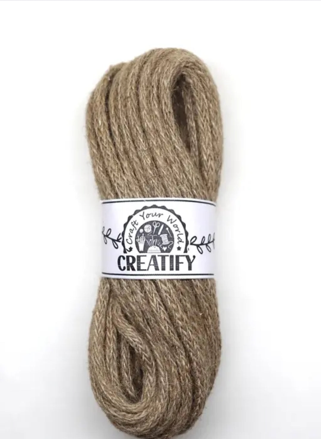 THREAD NATURAL JUTE ROPE (20 METRE 5 MM 12 CORD)