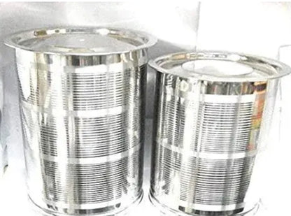 STEEL BIG SIZE CONTAINER KITCHEN USED ITEMS CONTAINER