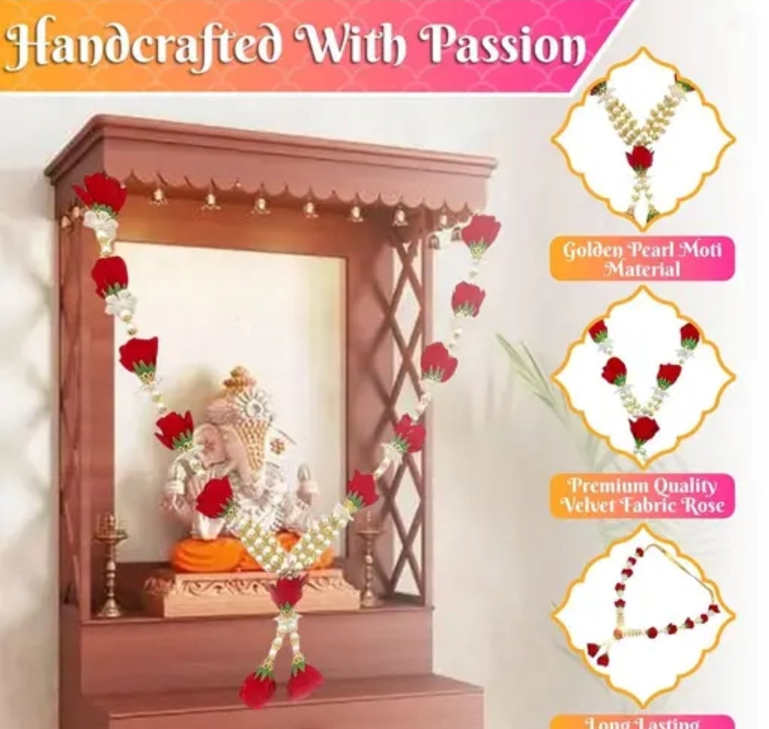 GARLAND PLASTIC POOJA ITEMS GOR HOME