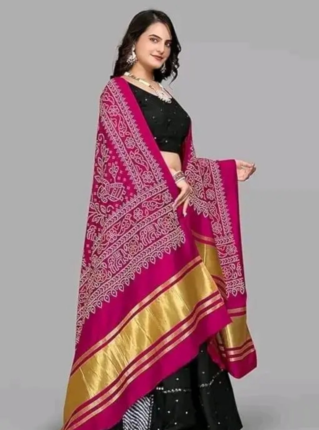WOMEN'S DUPATTA COTTON BADHANI COTTON PRINTED DUPATTA