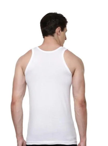 MENS DAILY WEAR COMFORTABLE INNER WEAR PURE COTTON PLAIN WHITE COLORS