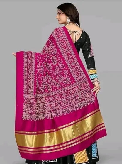 WOMEN'S DUPATTA COTTON BADHANI COTTON PRINTED DUPATTA